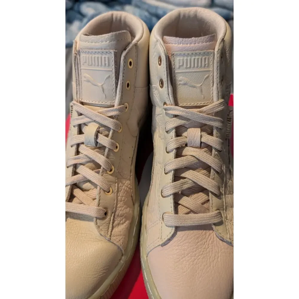 Puma Women's High-Top Sneaker in Light Pink
